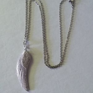 Sterling Silver Angel Wing Pendant